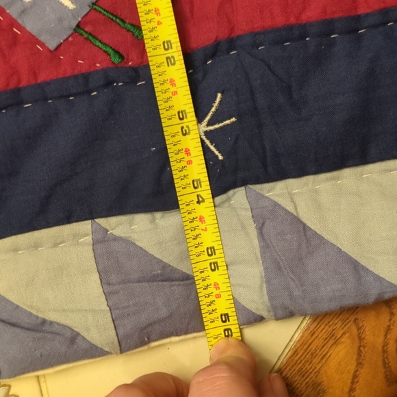 NWOT Beautiful Vintage Snowman Quilt. - Picture 6 of 7